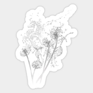 Dandelion Sticker